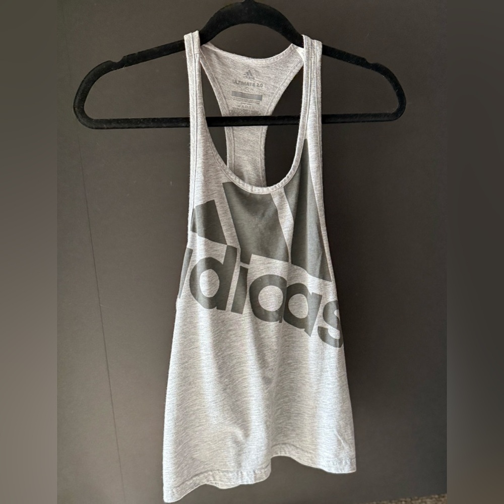 Adidas Women's Light Gray Tank Top